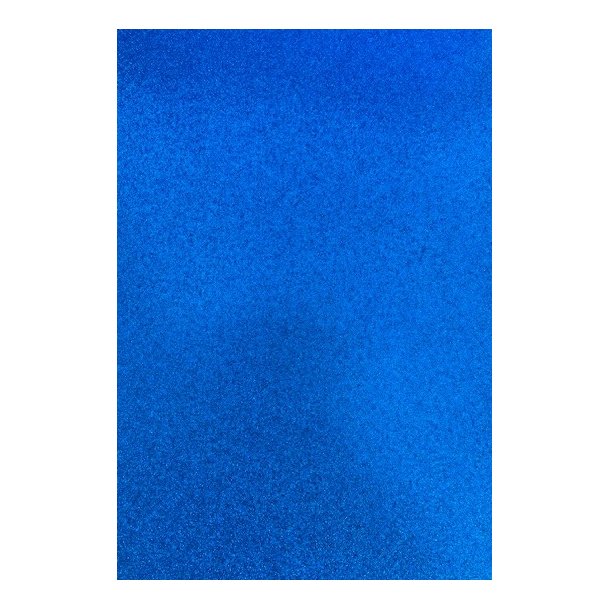 Glitter karton, A4, "Klar bl�", 250g/m2, 5ark, Paper Favourites PFSS218