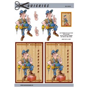 3D klippeark - Handyman 