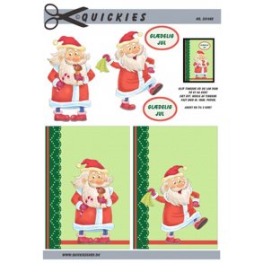 3D ark - Jul, herlige julem�nd p� slap line