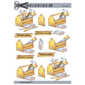 3D ark - Job. Vrktjskasse m/vrktj