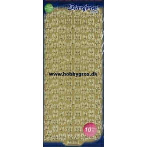 Stickers - Sm� sommerfugle, guld