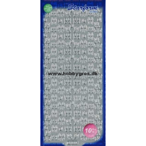 Stickers - Sm� sommerfugle, s�lv