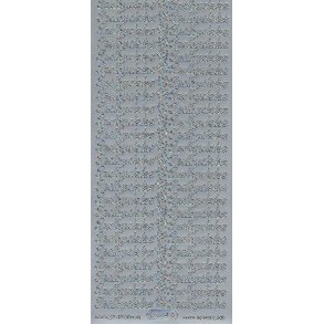 Stickers - Bogstaver og tegn, ca. 10mm, slvfarvet