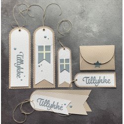 Dies/skre stencil, Tillg/Add-on til "HG600590 Long Tag", SBD091