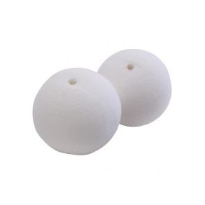 Vatkugler, 12mm, hvid, 10stk